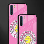 bad bitch club glass case for oppo f15 image-2