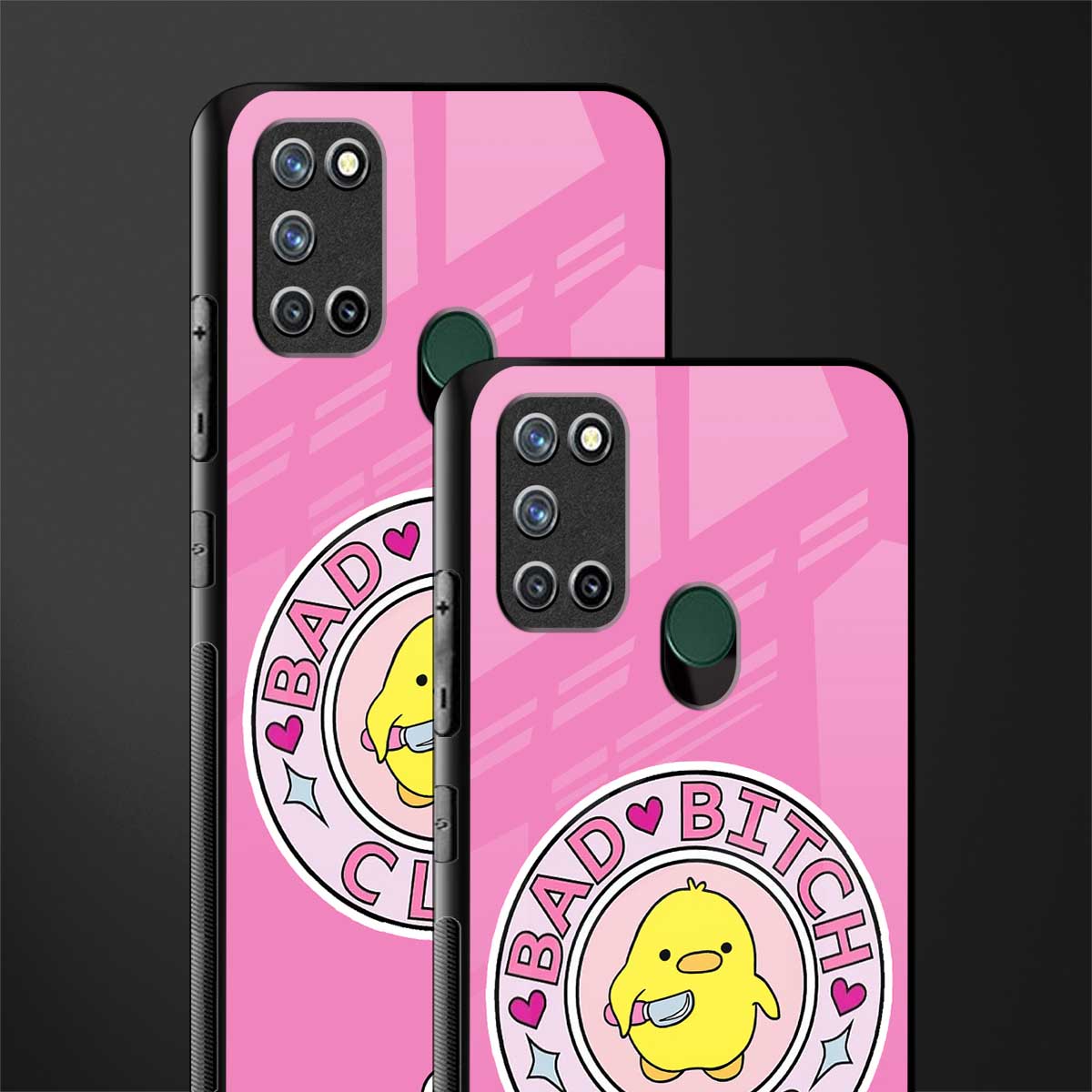 bad bitch club glass case for realme 7i image-2