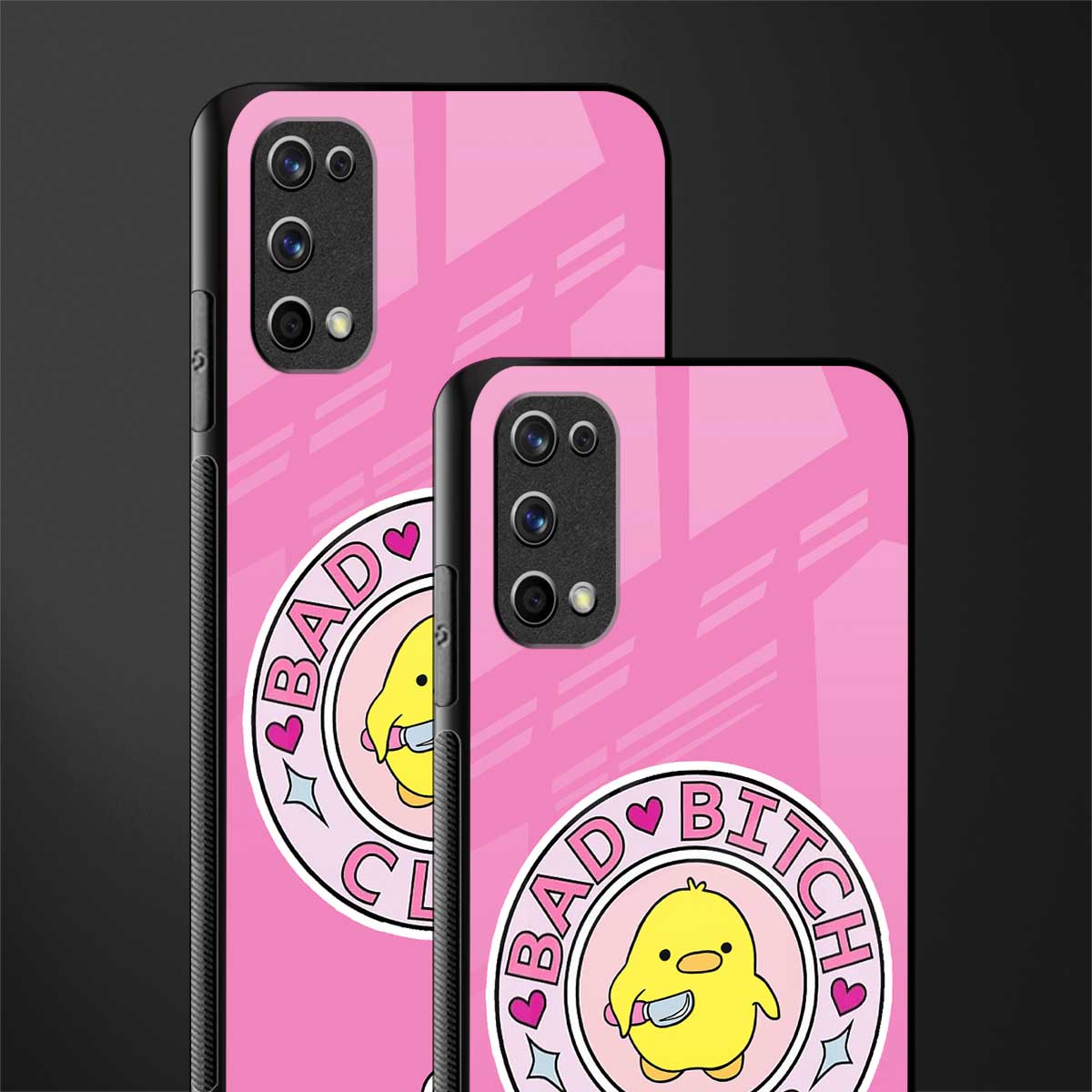bad bitch club glass case for realme 7 pro image-2