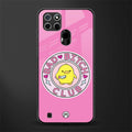 bad bitch club glass case for realme c21 image