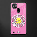 bad bitch club glass case for realme c21 image