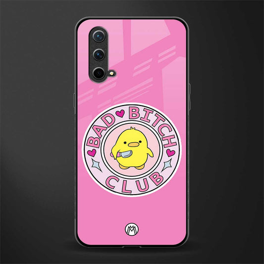 bad bitch club glass case for oneplus nord ce 5g image