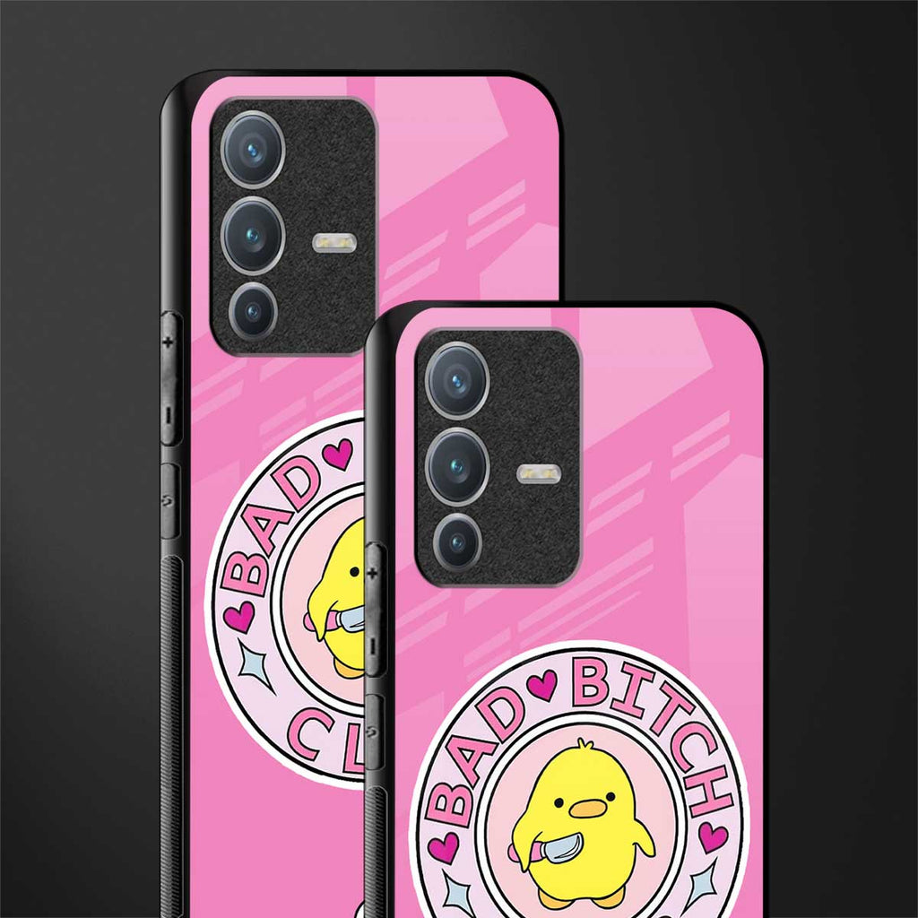 bad bitch club glass case for vivo v23 pro 5g image-2