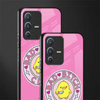 bad bitch club glass case for vivo v23 5g image-2