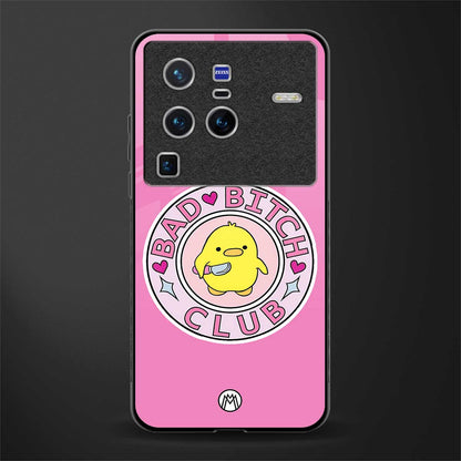 bad bitch club glass case for vivo x80 pro 5g image