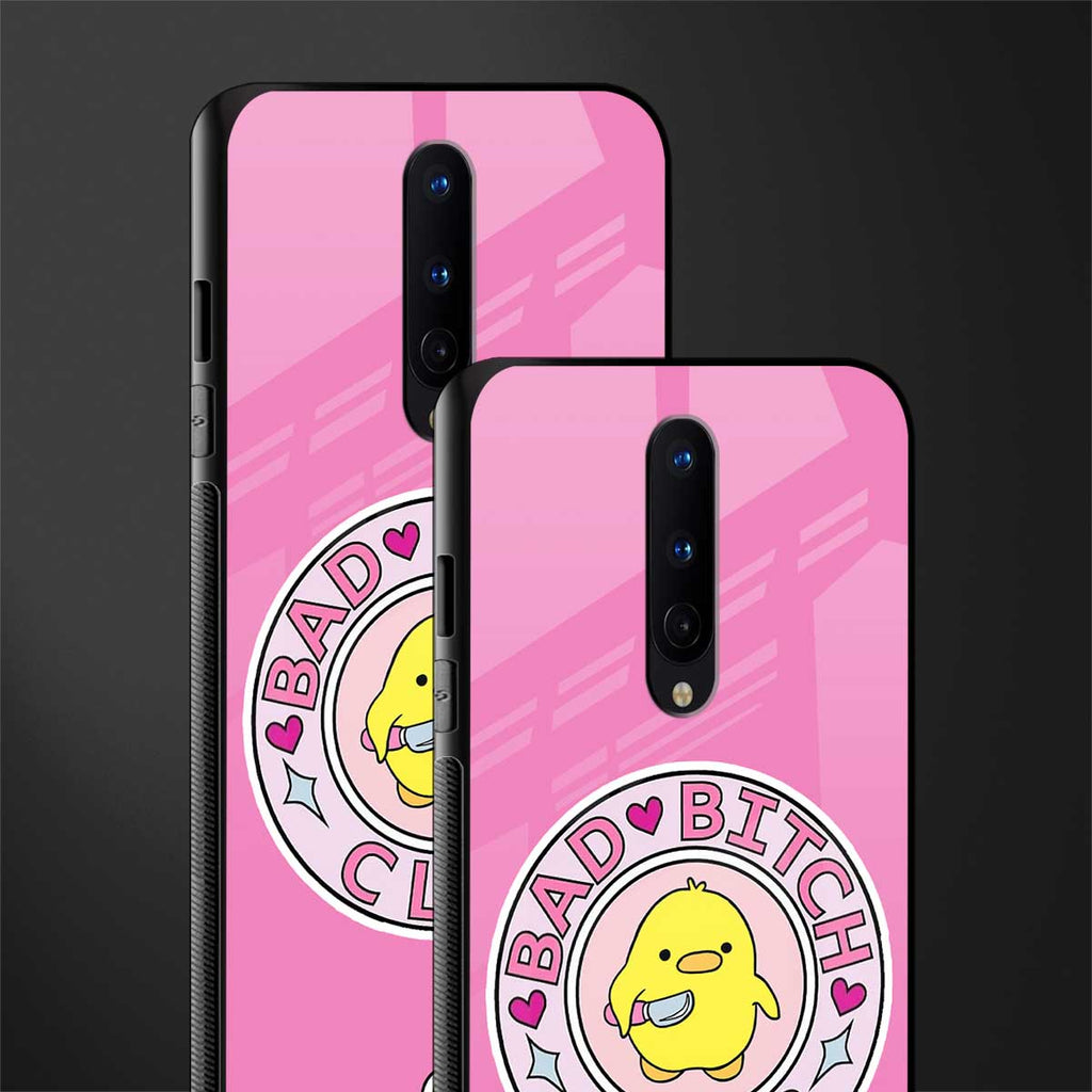 bad bitch club glass case for oneplus 8 image-2