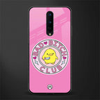 bad bitch club glass case for oneplus 8 image