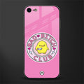 bad bitch club glass case for iphone 8 image