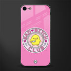 bad bitch club glass case for iphone 8 image