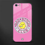 bad bitch club glass case for iphone 6 image