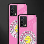 bad bitch club back phone cover | glass case for oppo a74 4g