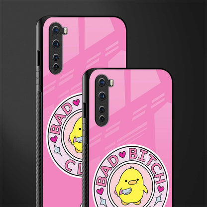 bad bitch club glass case for oneplus nord ac2001 image-2