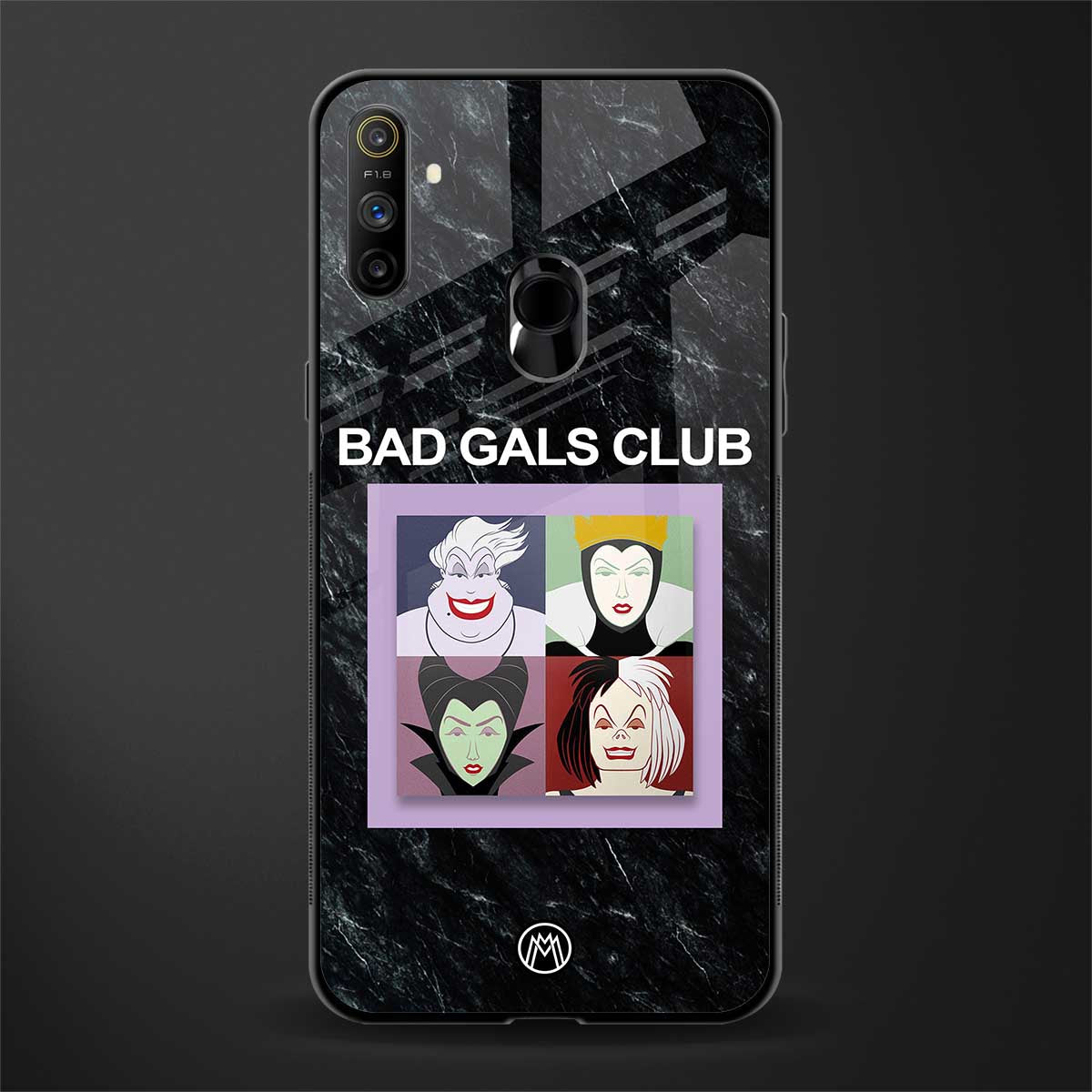 bad gals club glass case for realme narzo 10a image