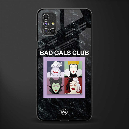 bad gals club glass case for samsung galaxy m31s image