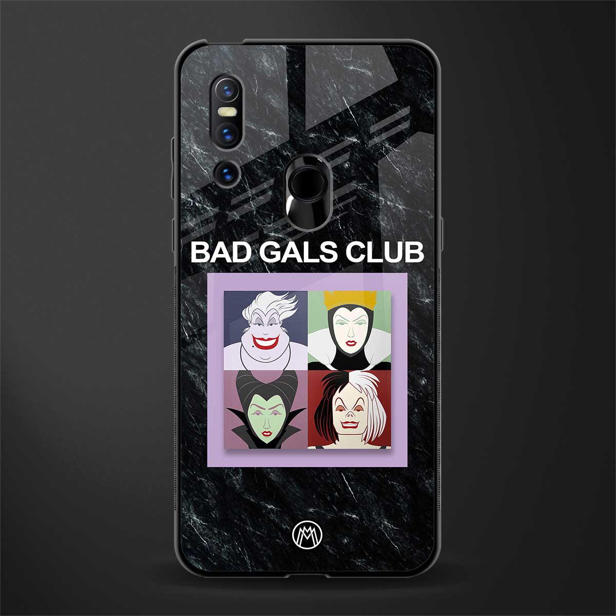 bad gals club glass case for vivo v15 image