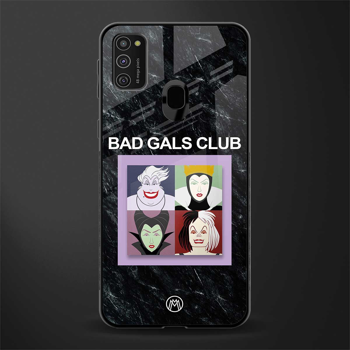 bad gals club glass case for samsung galaxy m30s image