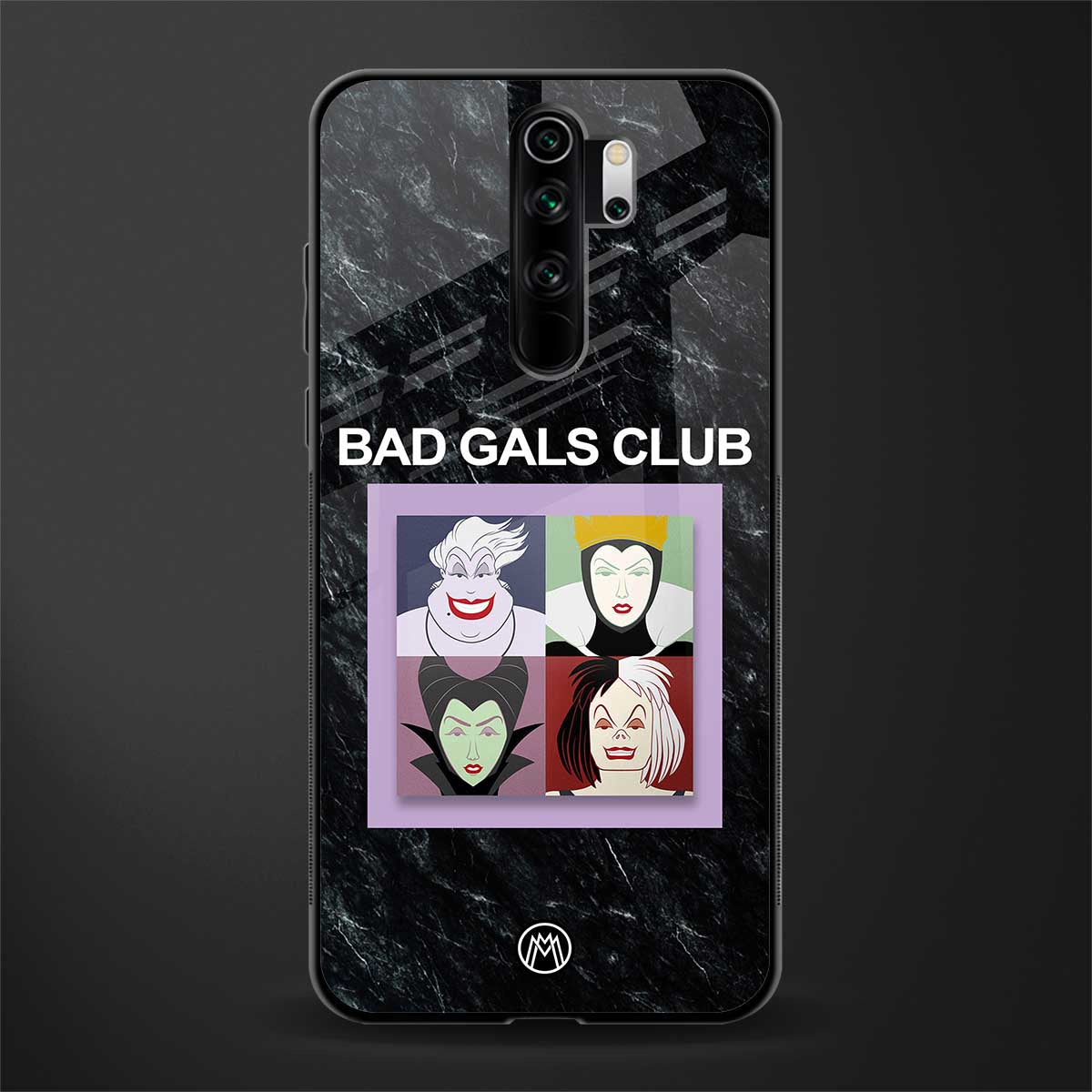 bad gals club glass case for redmi note 8 pro image
