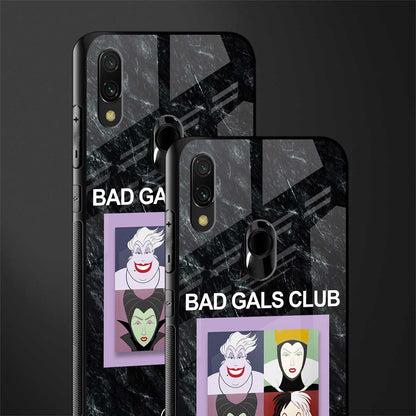 bad gals club glass case for redmi 7redmi y3 image-2