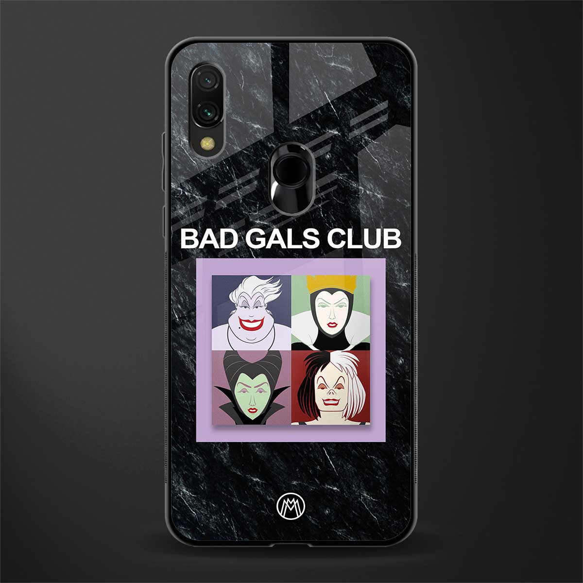 bad gals club glass case for redmi note 7 image