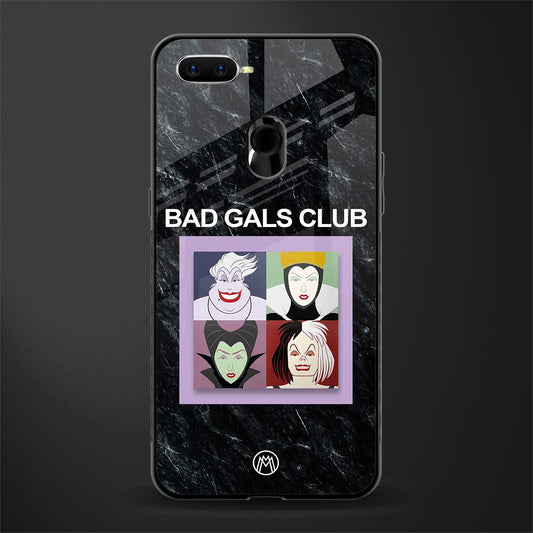 bad gals club glass case for oppo a7 image