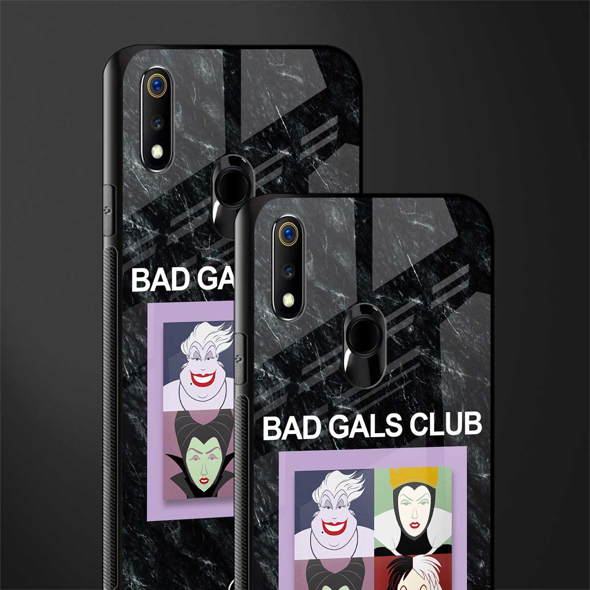 bad gals club glass case for realme 3 pro image-2
