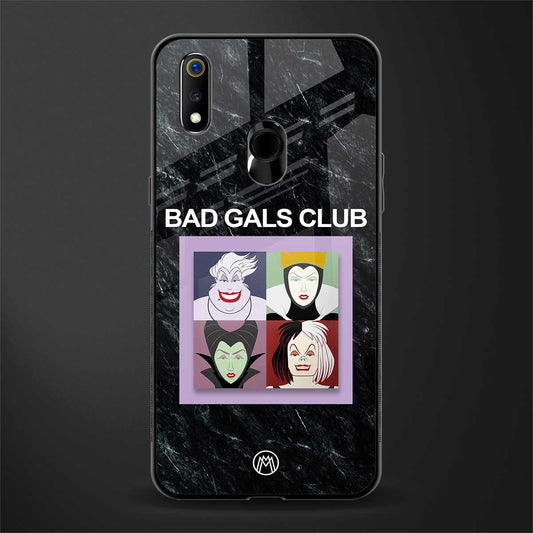 bad gals club glass case for realme 3i image