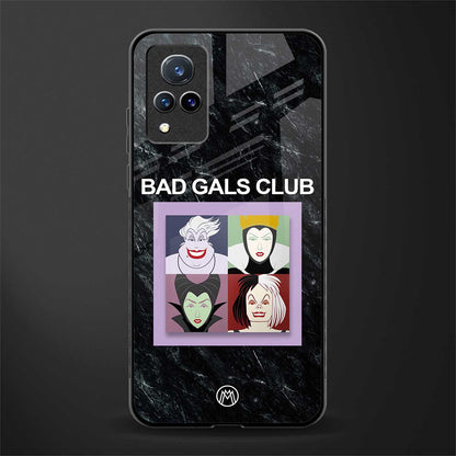 bad gals club glass case for vivo v21 5g image
