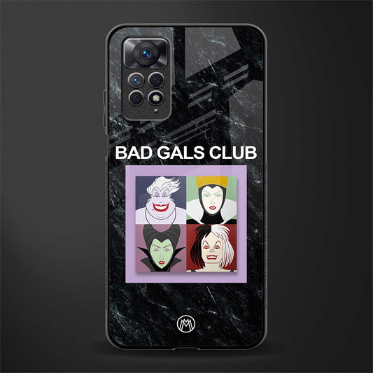 bad gals club glass case for redmi note 11s image