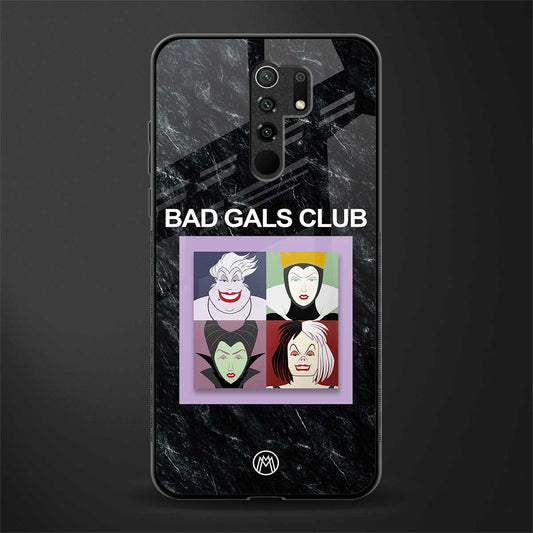 bad gals club glass case for redmi 9 prime image
