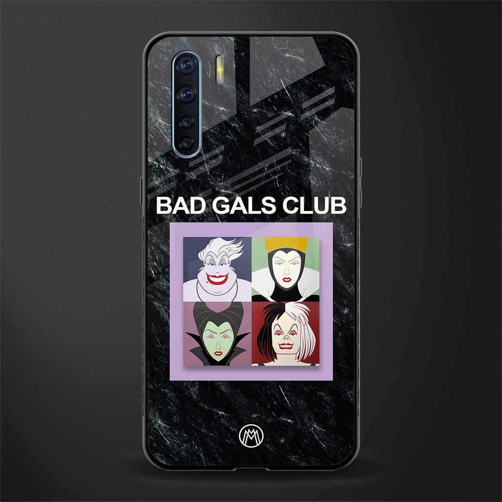 bad gals club glass case for oppo f15 image