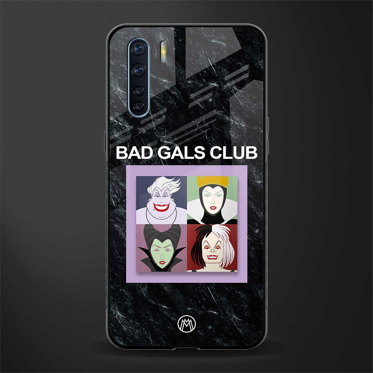 bad gals club glass case for oppo f15 image
