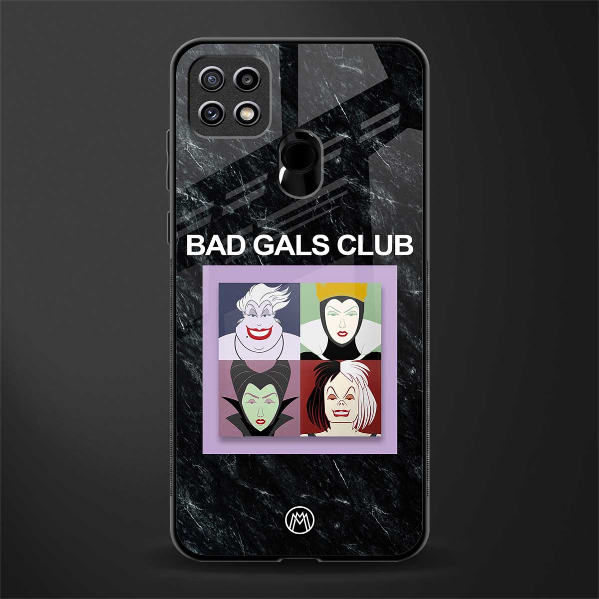 bad gals club glass case for oppo a15s image
