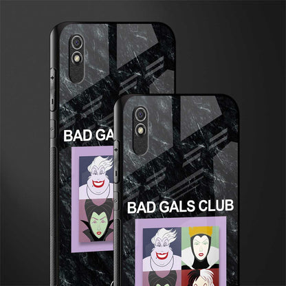 bad gals club glass case for redmi 9i image-2