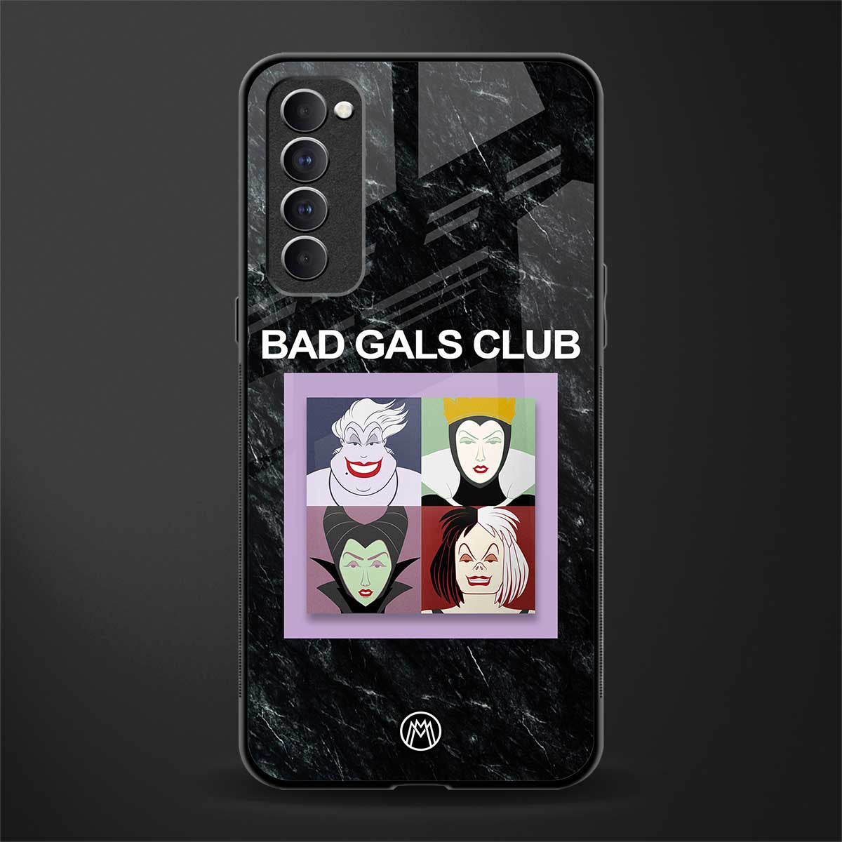 bad gals club glass case for oppo reno 4 pro image