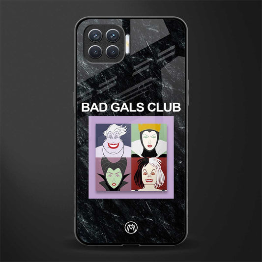 bad gals club glass case for oppo f17 image