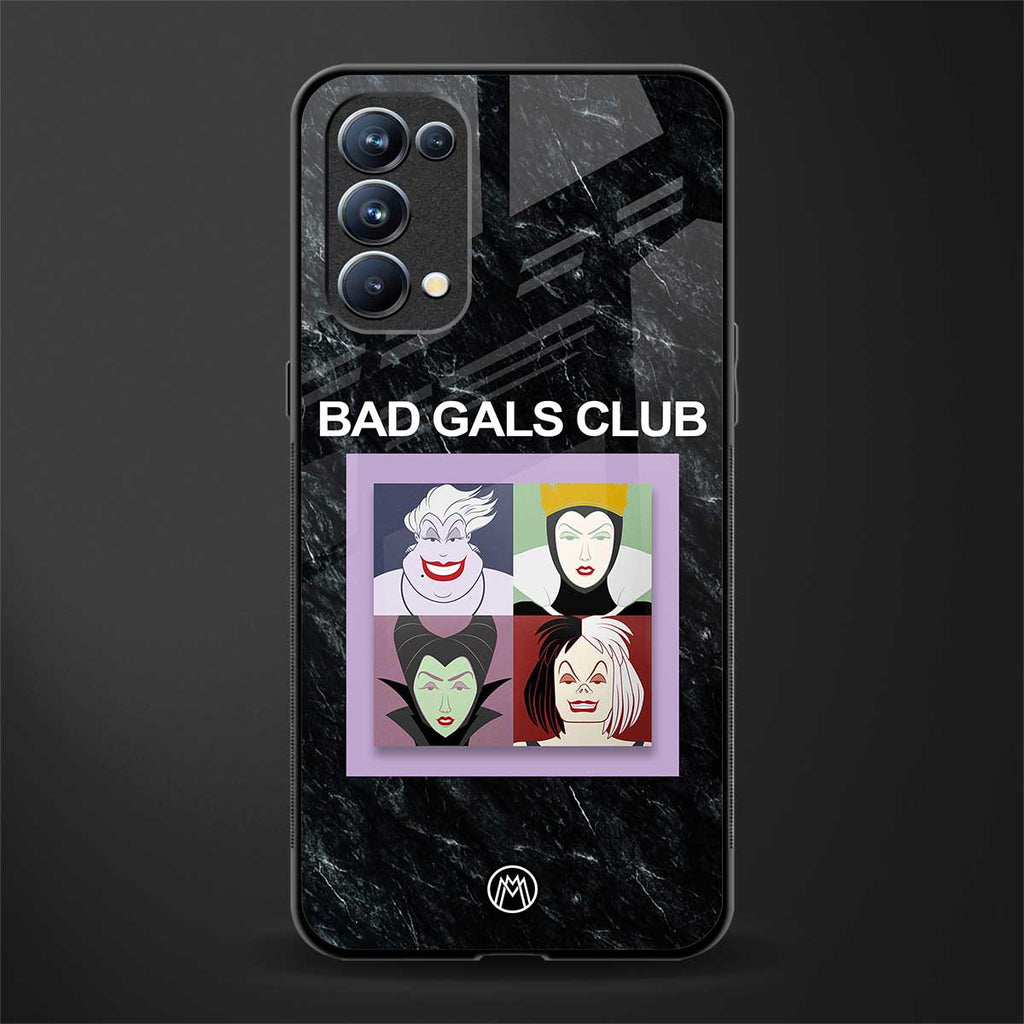 bad gals club glass case for oppo reno 5 pro image