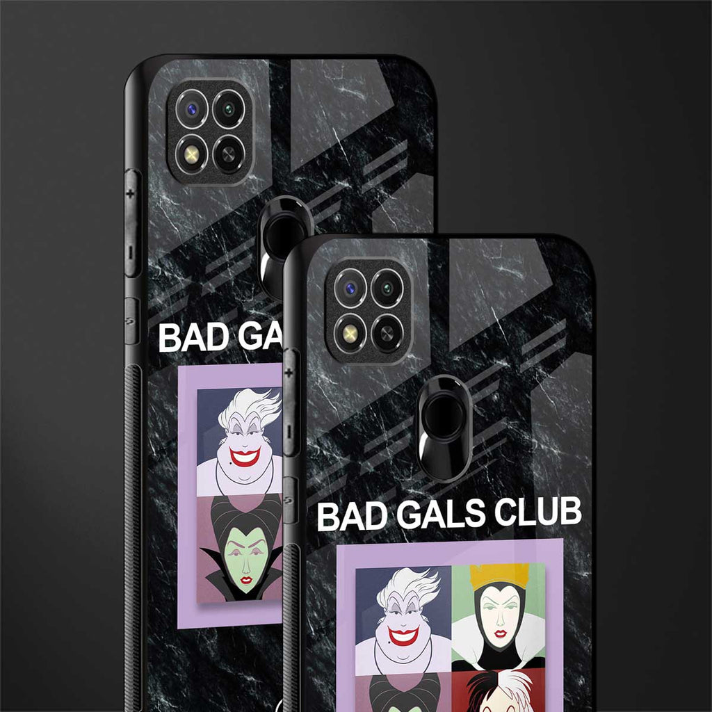 bad gals club glass case for redmi 9c image-2
