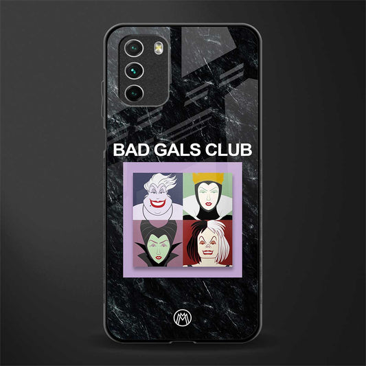 bad gals club glass case for poco m3 image