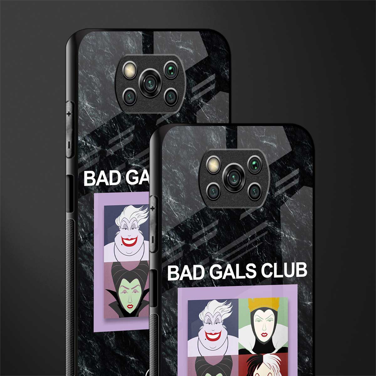 bad gals club glass case for poco x3 pro image-2
