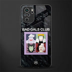 bad gals club glass case for redmi note 10s image