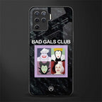 bad gals club glass case for oppo f19 pro image