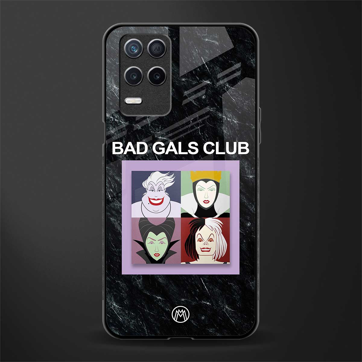 bad gals club glass case for realme 8 5g image