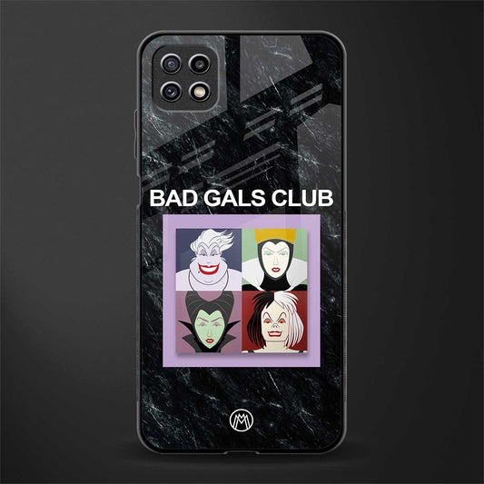 bad gals club glass case for samsung galaxy a22 5g image