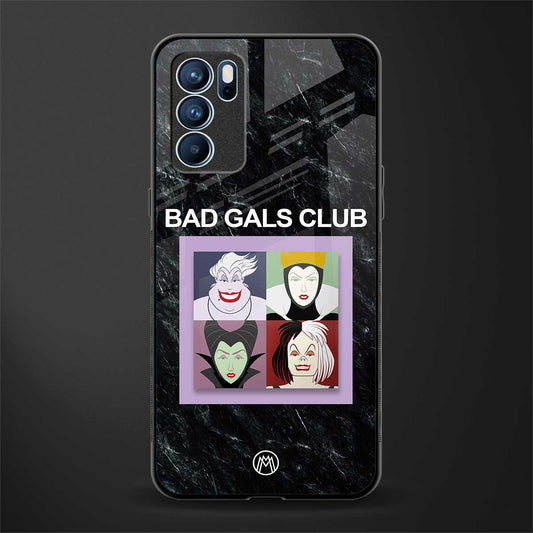 bad gals club glass case for oppo reno6 pro 5g image