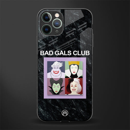 bad gals club glass case for iphone 11 pro image