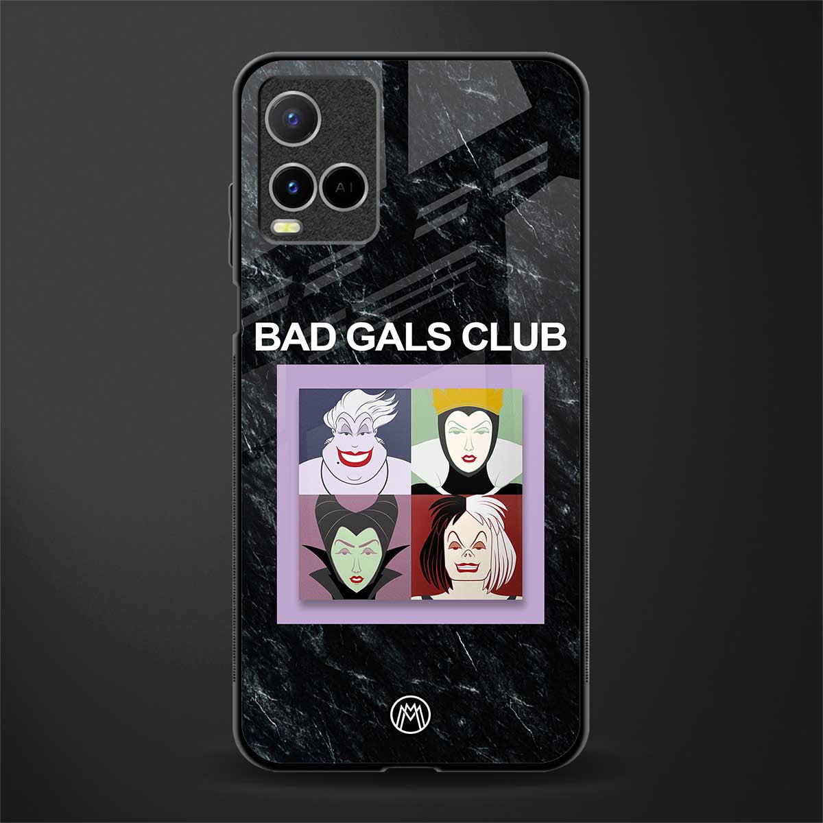 bad gals club glass case for vivo y21s image