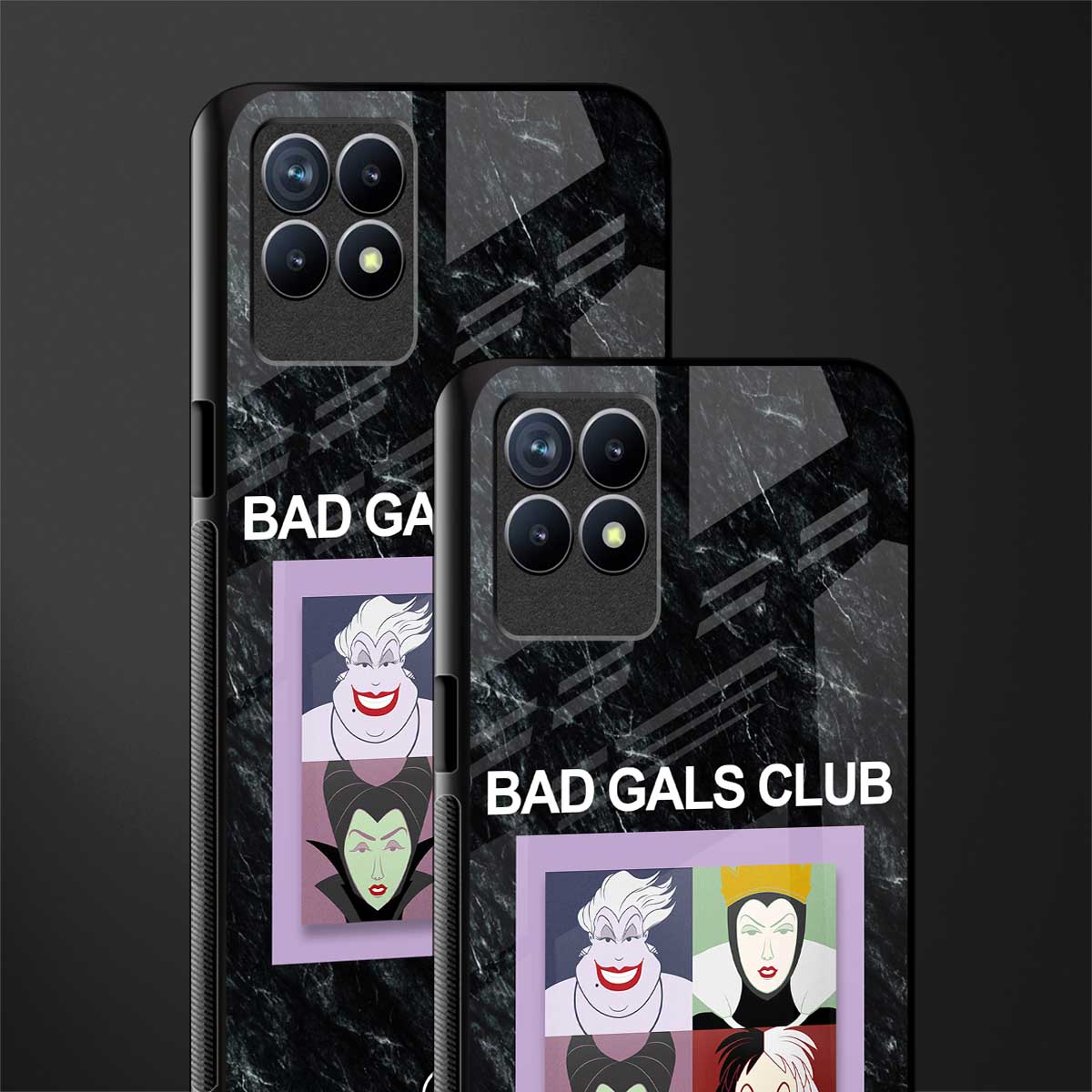 bad gals club glass case for realme 8i image-2