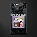 bad gals club glass case for iphone 12 pro image