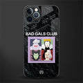 bad gals club glass case for iphone 12 pro max image
