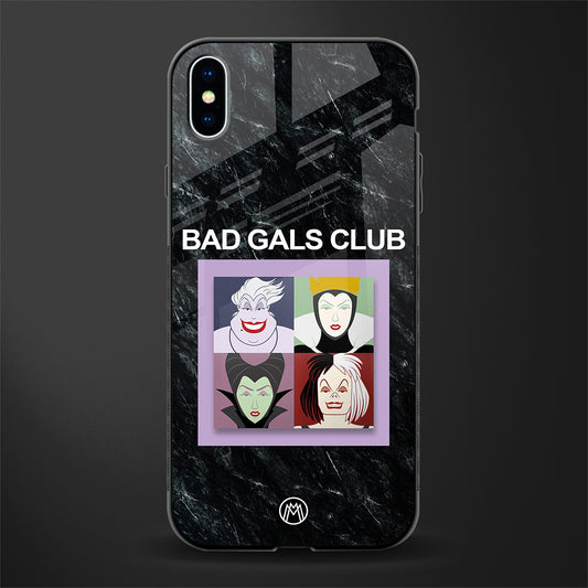 bad gals club glass case for iphone xs max image